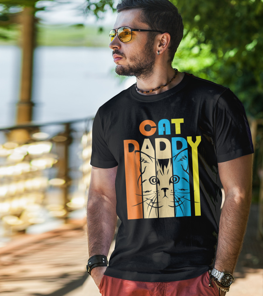 CAT DADDY Retro Vintage T-Shirt