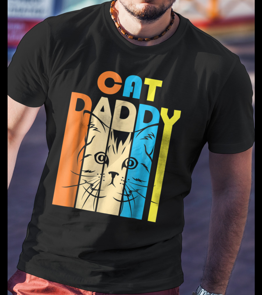 CAT DADDY Retro Vintage T-Shirt