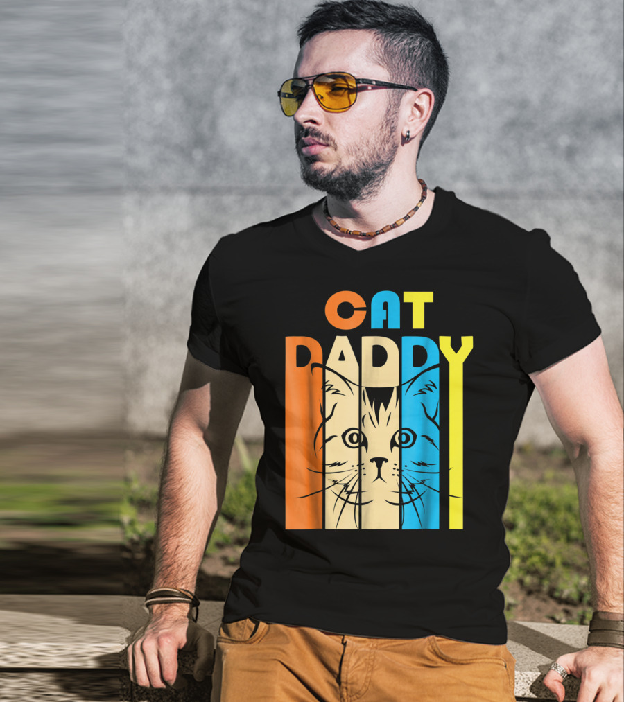 CAT DADDY Retro Vintage T-Shirt