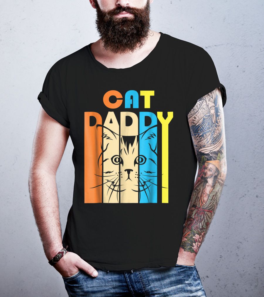 CAT DADDY Retro Vintage T-Shirt