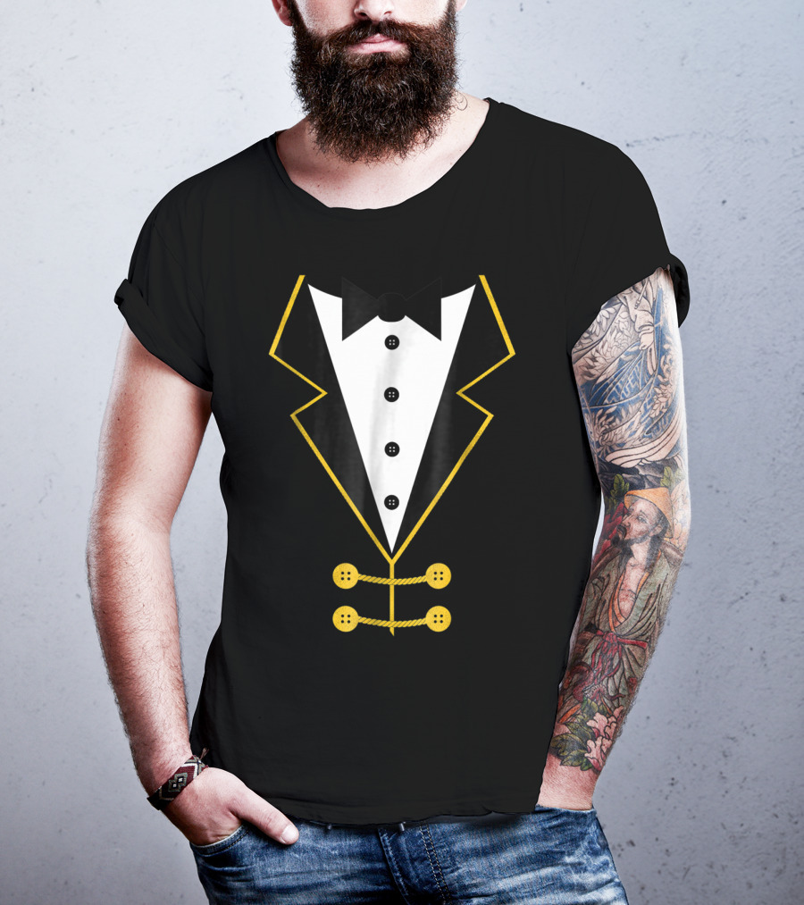 Ringmaster Circus Tuxedo Costume Black Tie Event T-Shirt