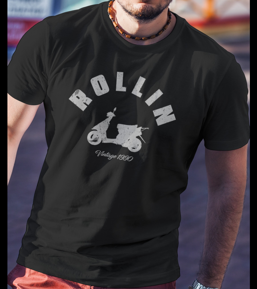 Rollin Vintage 1990 Scooter T-Shirt