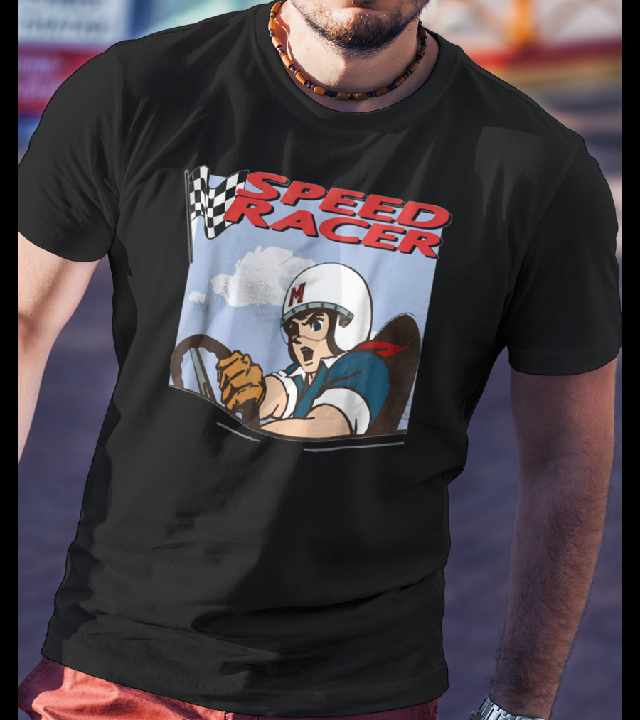 Speed Racer Classic Cartoon Driver Racing Adventure T-Shirt