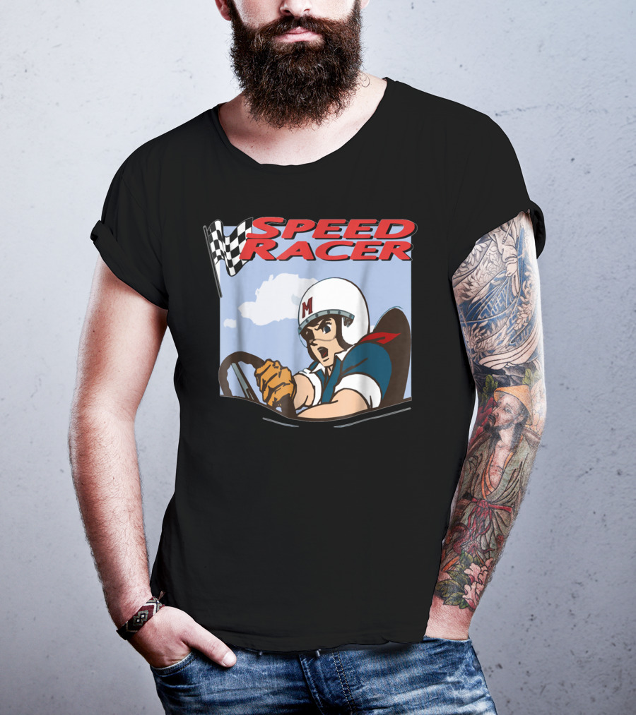 Speed Racer Classic Cartoon Driver Racing Adventure T-Shirt