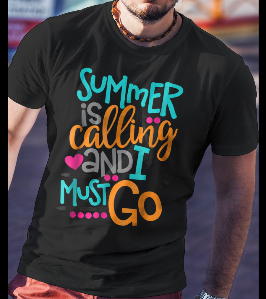 Summer Is Calling And I Must Go Heart Arrow T-Shirt