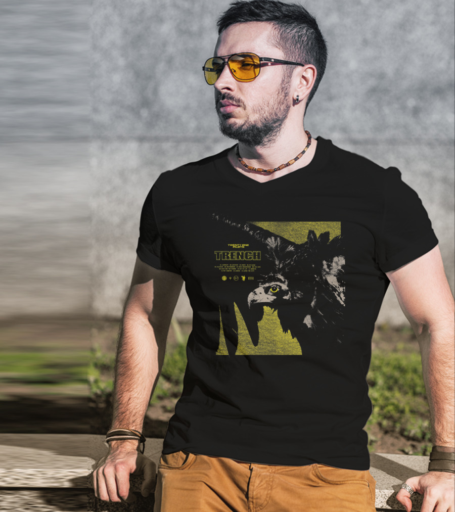 Twenty One Pilots Trench Bird Artwork With Yellow Eye T-Shirt