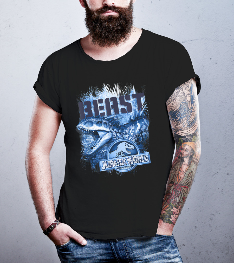 Jurassic World Beast Dinosaur Palms T-Shirt