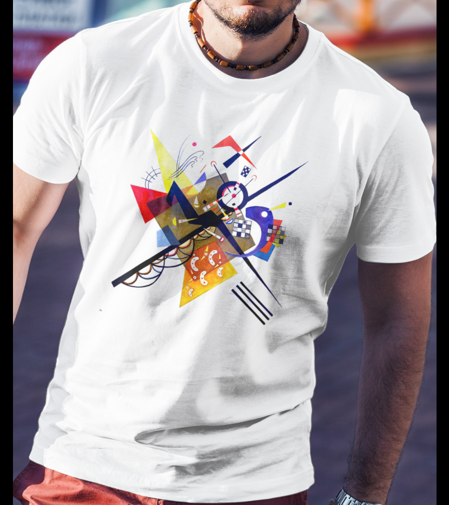 Kandinsky On White Ii 1923 Geometric Abstract Composition T-Shirt
