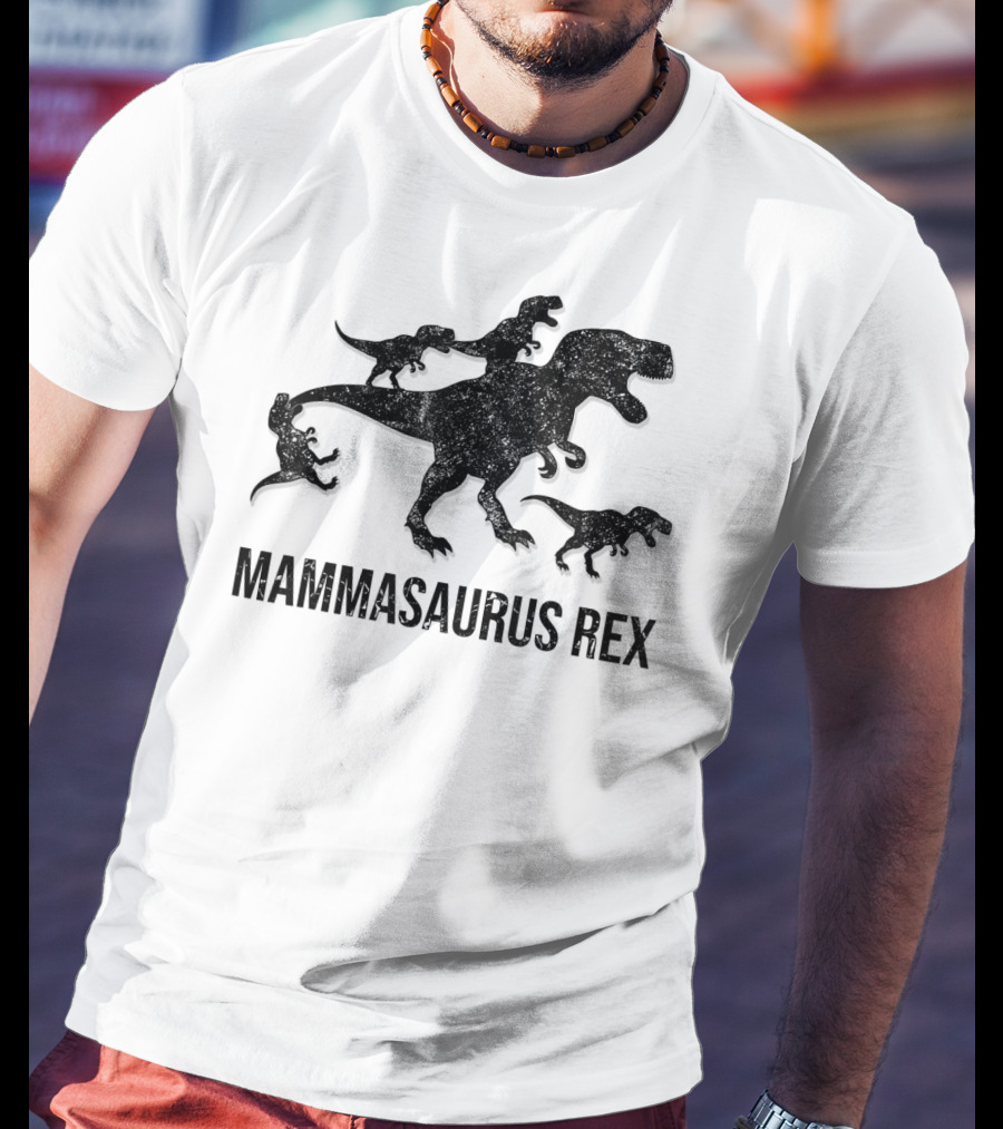 Mammasaurus Rex Dinosaur Family T-Shirt