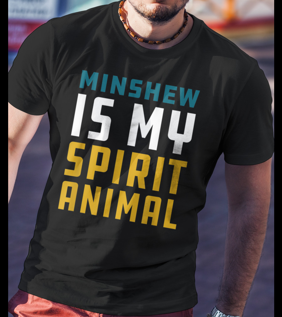 Minshew Is My Spirit Animal Mens Shirt Sports T-Shirt