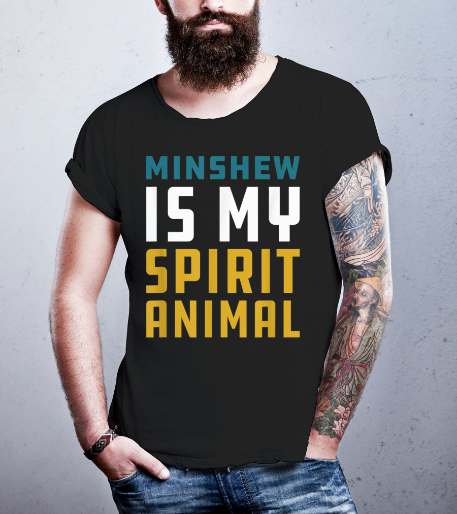 Minshew Is My Spirit Animal Mens Shirt Sports T-Shirt