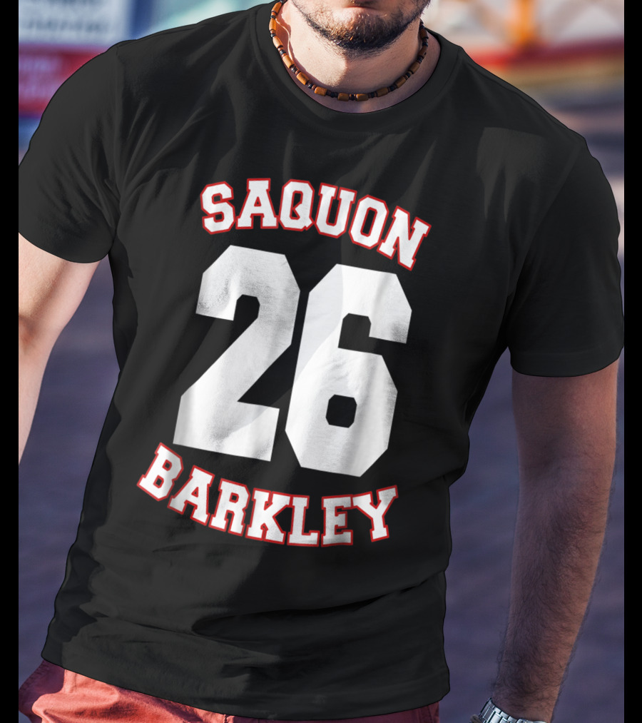 Saquon Barkley 26 New York Vintage Football Sport T-Shirt