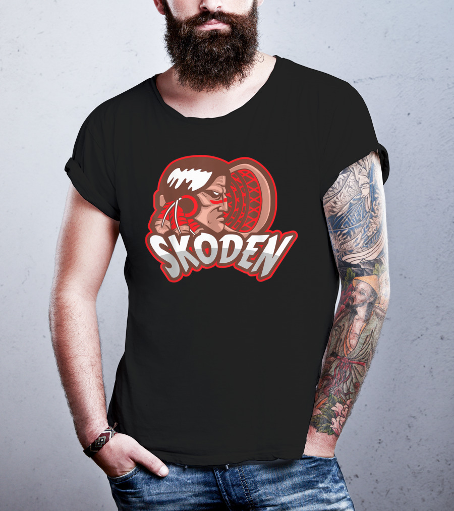 Skoden Stickball Lacrosse Let's Go Then Native American Inspired T-Shirt