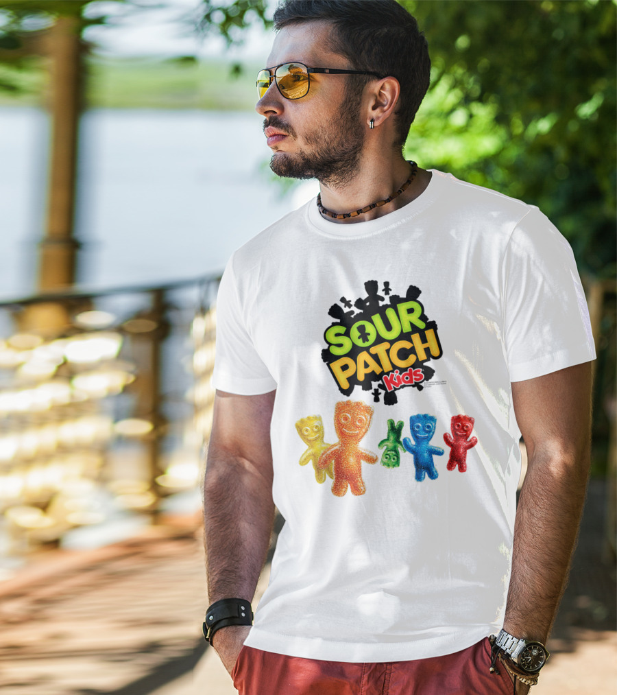 Sour Patch Kids Candy Colorful Characters T-Shirt