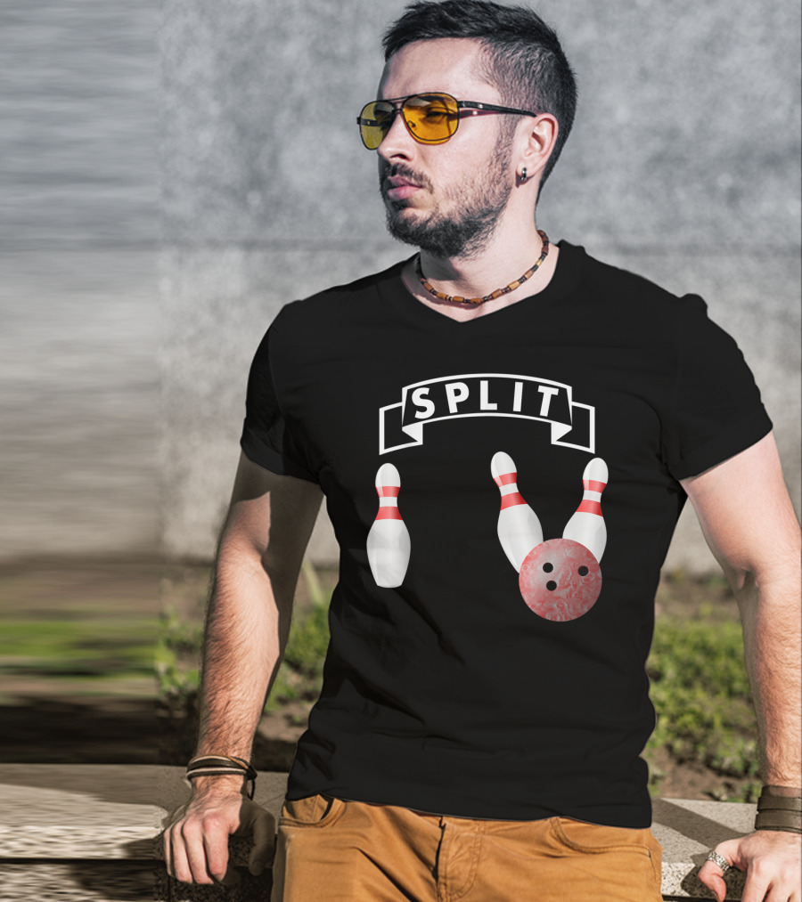 Split Tenpin Bowling T-Shirt
