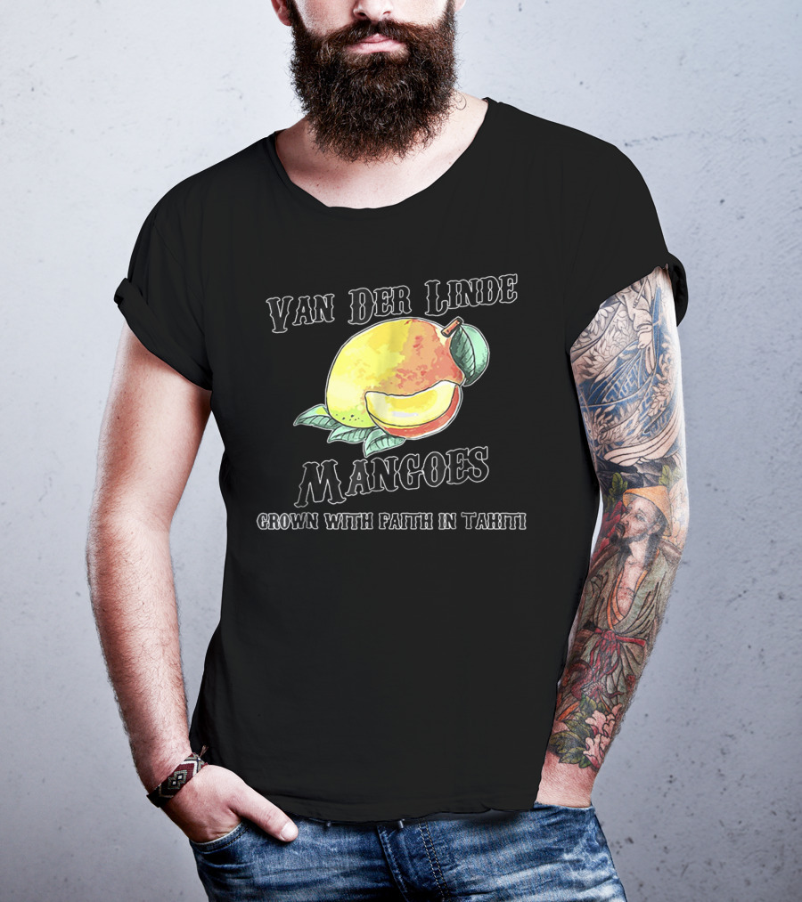 Van Der Linde Mangoes Grown With Faith In Tahiti Rdr2 Style Gaming T-Shirt