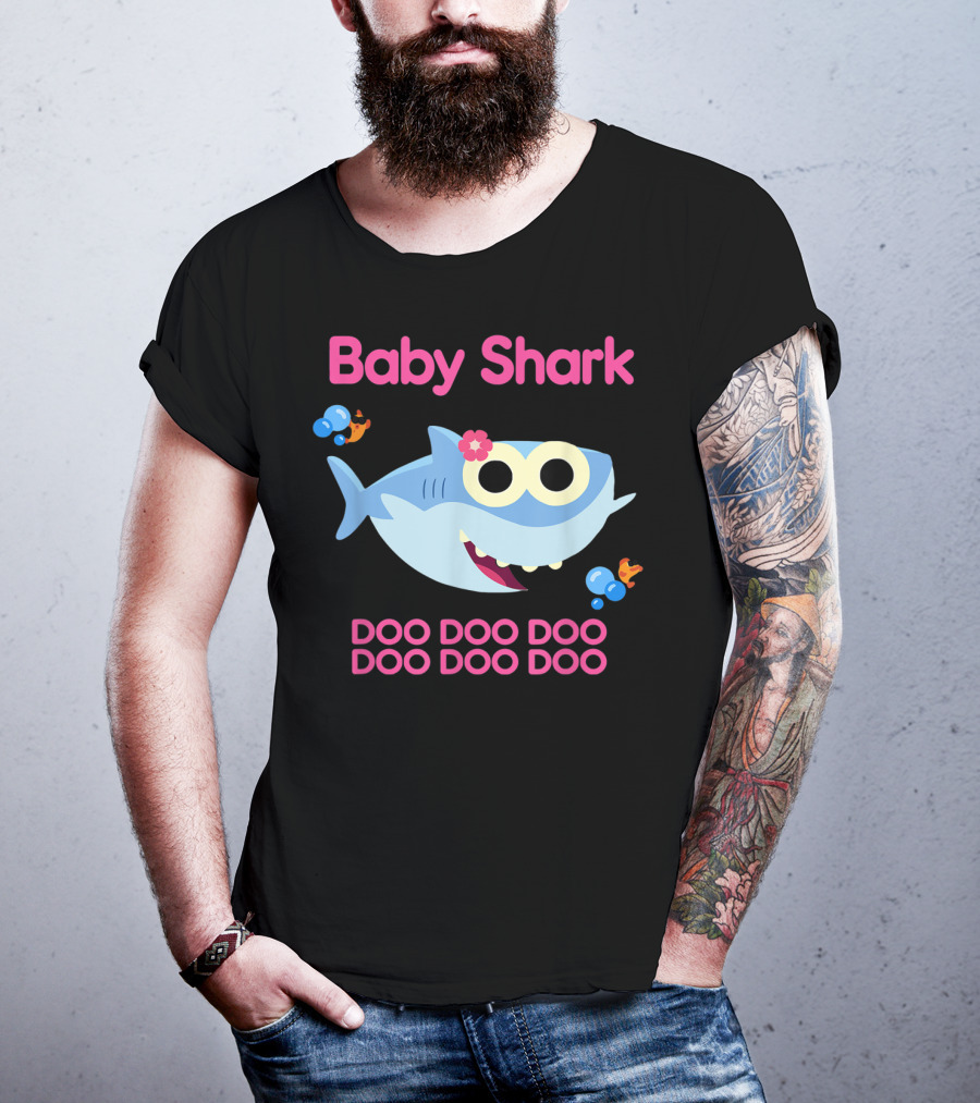Baby Shark Doo Doo Doo Kids Funny Baby Shark Song Lyrics T-Shirt