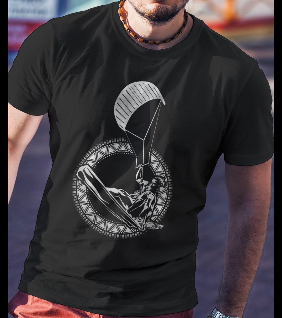 Kitesurfing Kiteboarding Kite Surfer Water Wind Ocean Adventure T-Shirt