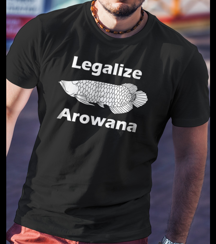 Legalize Arowana Movement Advocacy Shirt With Fish T-Shirt