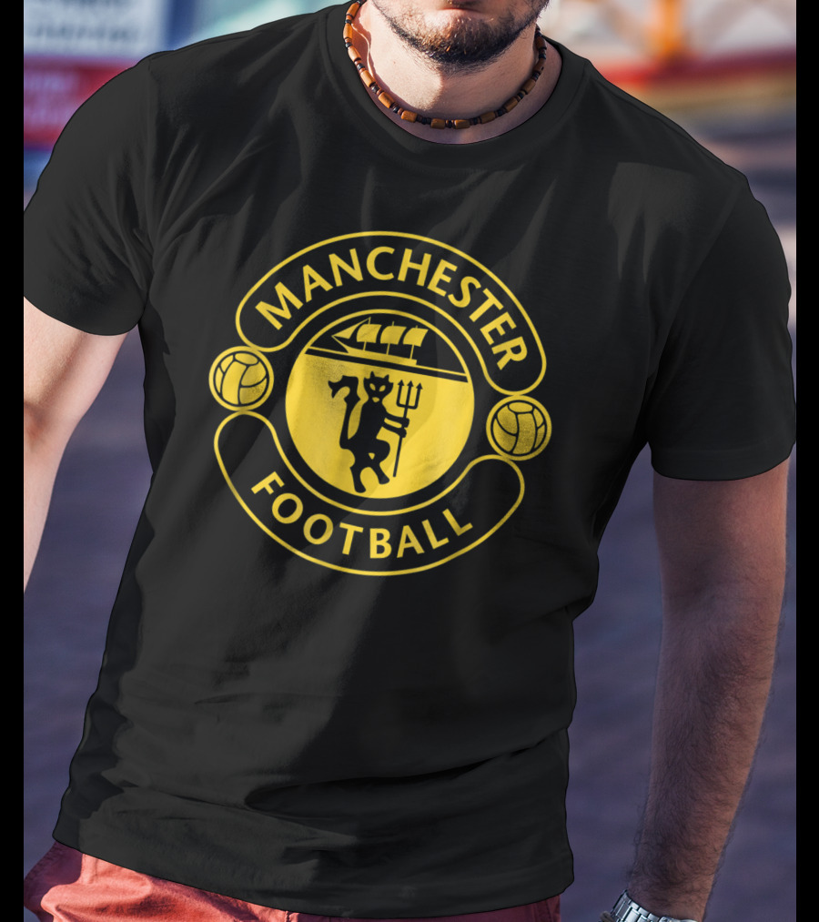 Manchester Football Club Emblem Soccer T-Shirt