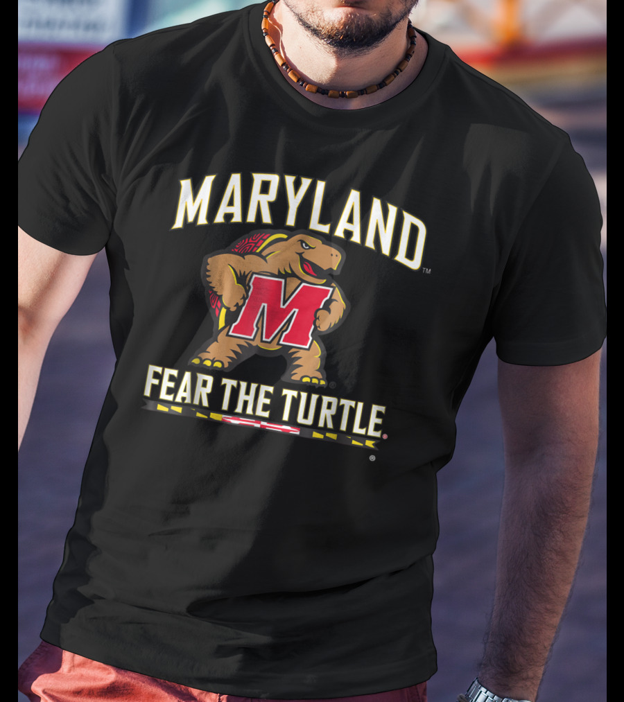 Maryland Terrapins Fear The Turtle University Of Maryland Terps T-Shirt