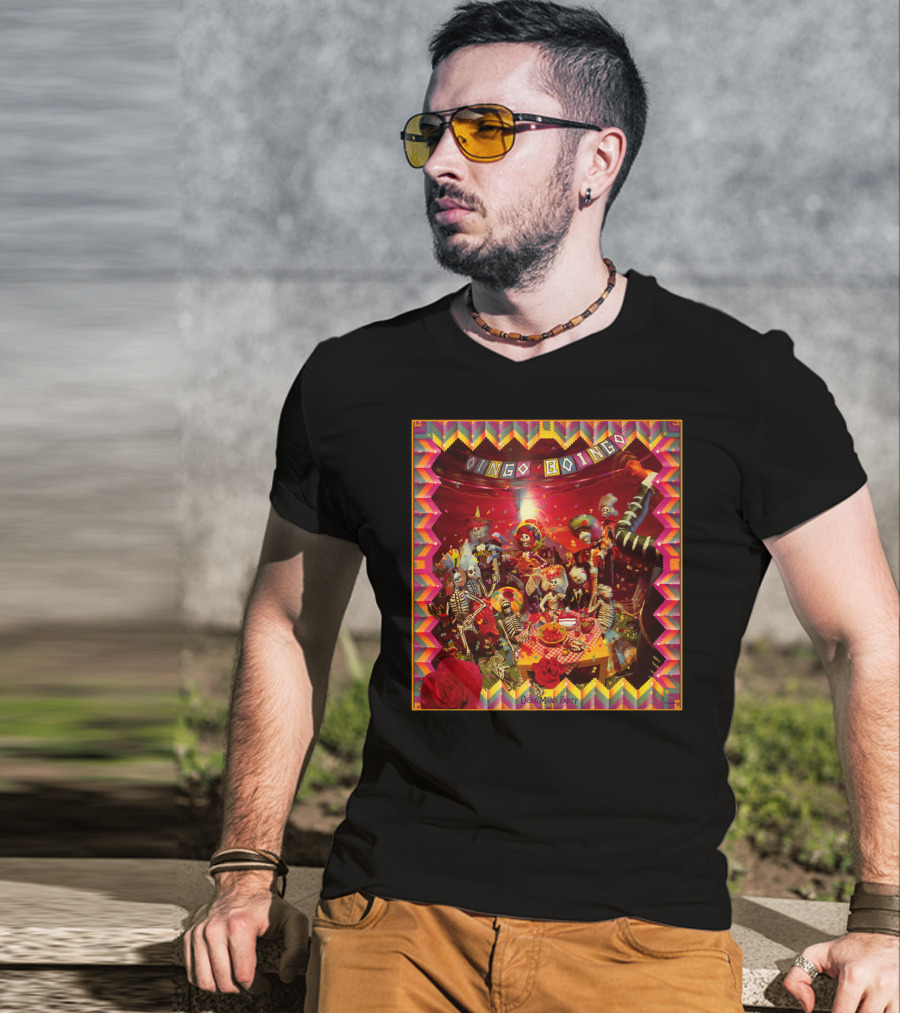 Oingo Boingo Dead Man's Party Skeleton Festival Bühne T-Shirt