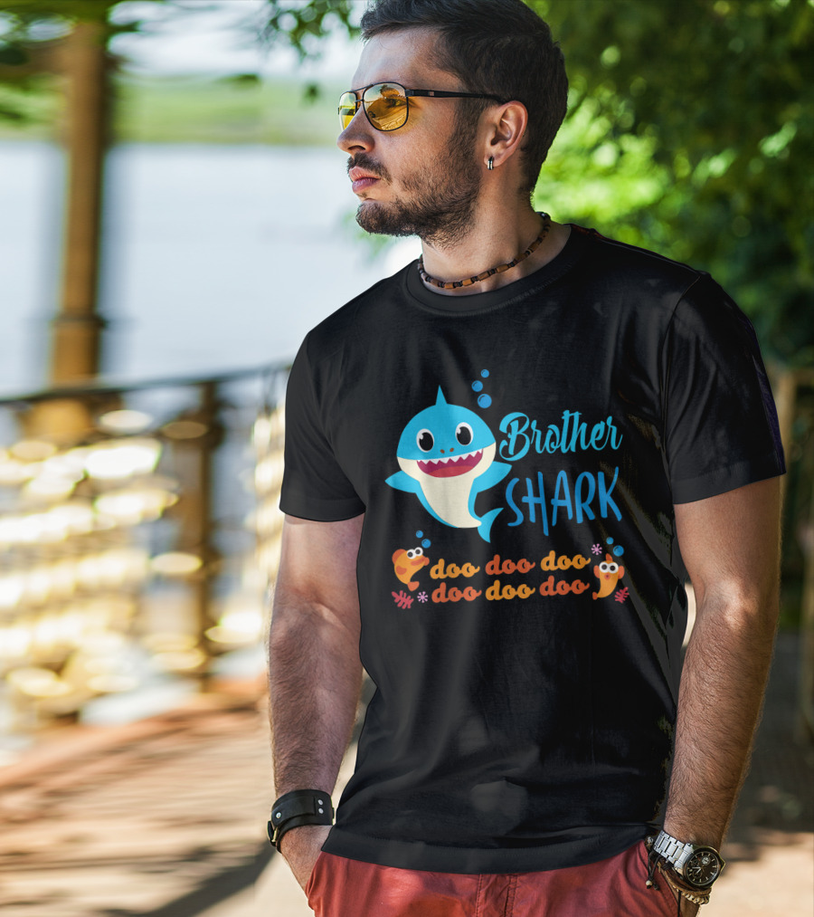 Brother Shark Doo Doo Doo Kids Baby Shark T-Shirt