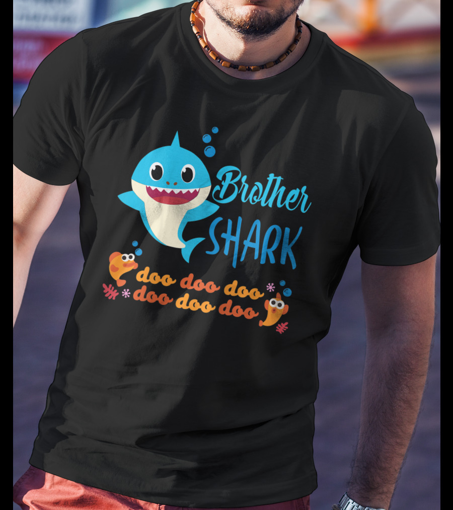 Brother Shark Doo Doo Doo Kids Baby Shark T-Shirt
