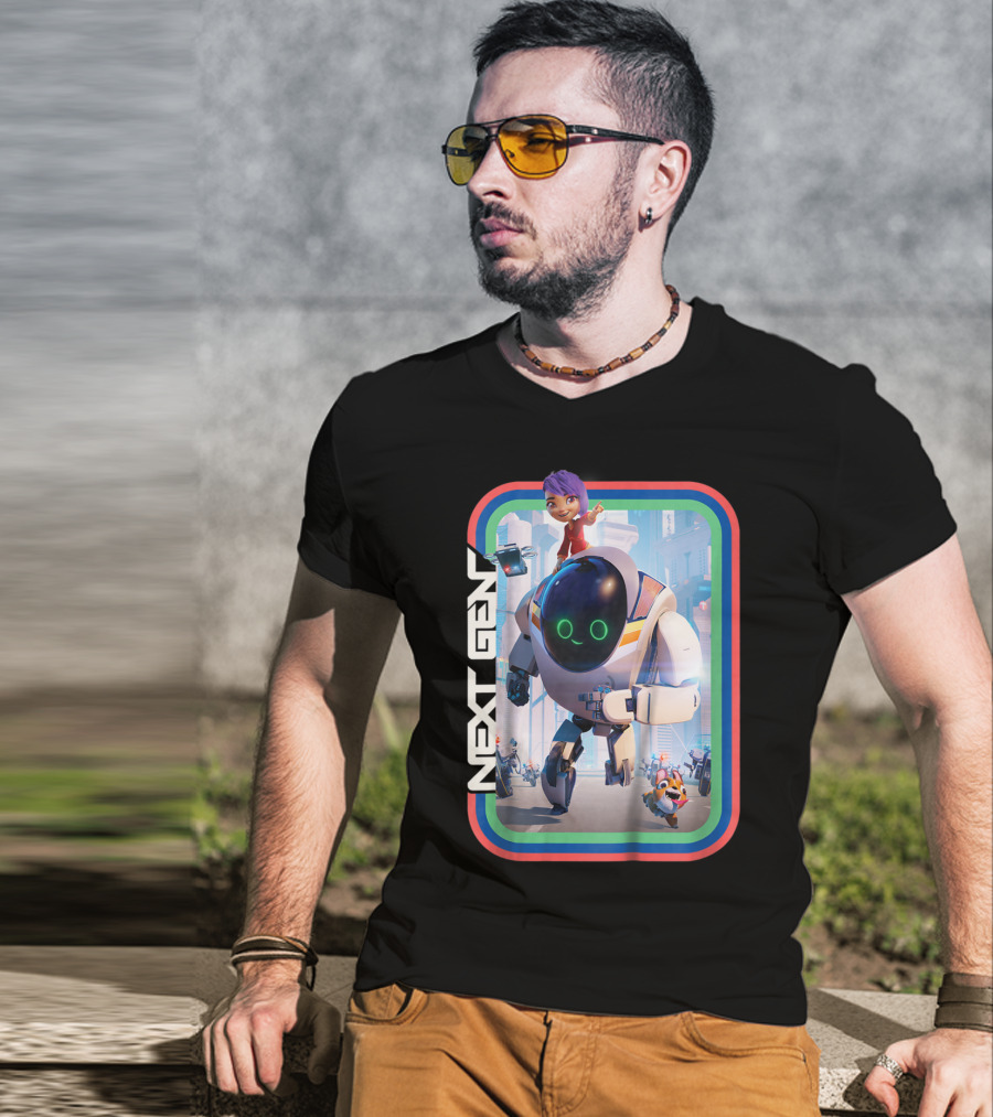 Kids Netflix Next Gen Teamwork Inspiring Adventure T-Shirt
