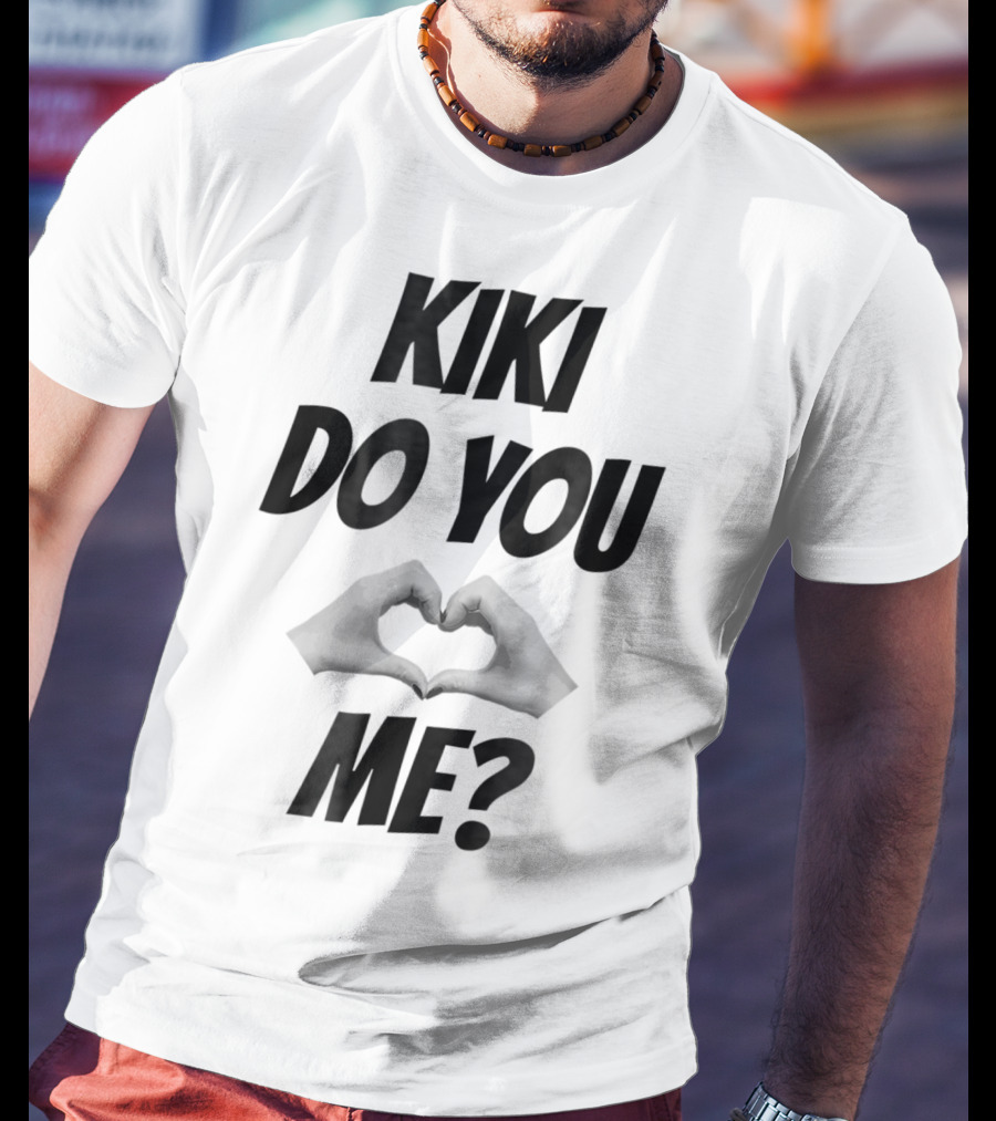 KIKI Do You Love Me Hands Heart Shape T-Shirt