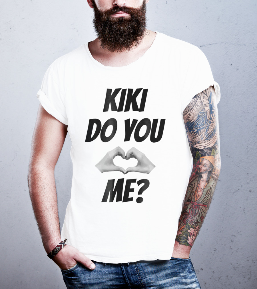 KIKI Do You Love Me Hands Heart Shape T-Shirt