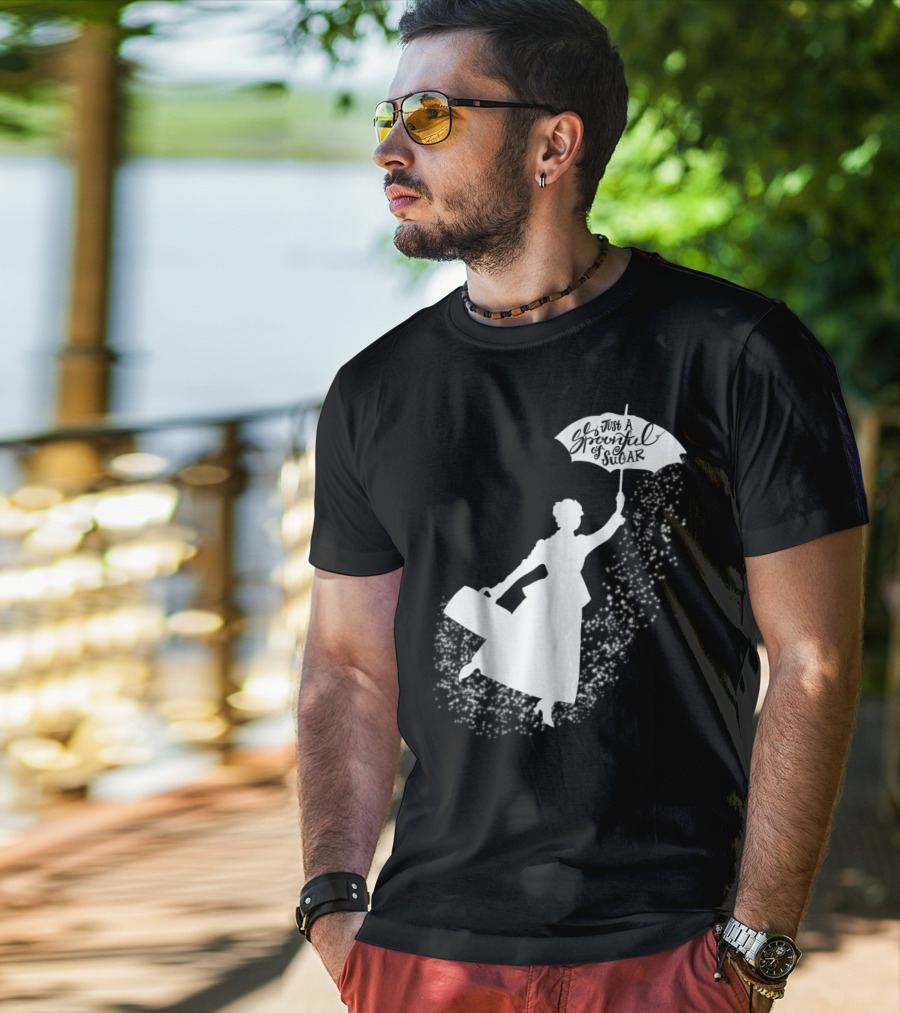 Just A Spoonful Of Sugar Magical Flying Nanny T-Shirt