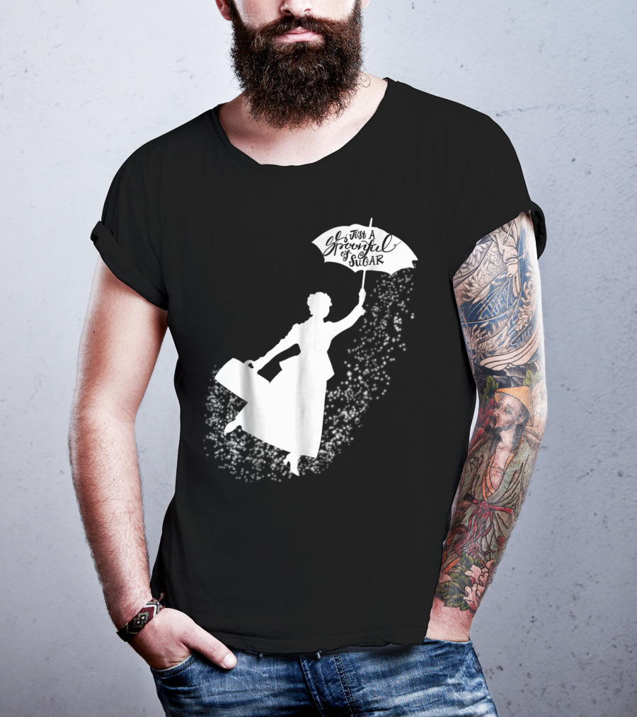 Just A Spoonful Of Sugar Magical Flying Nanny T-Shirt