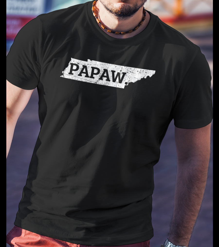 Papaw Tennessee State Map T-Shirt