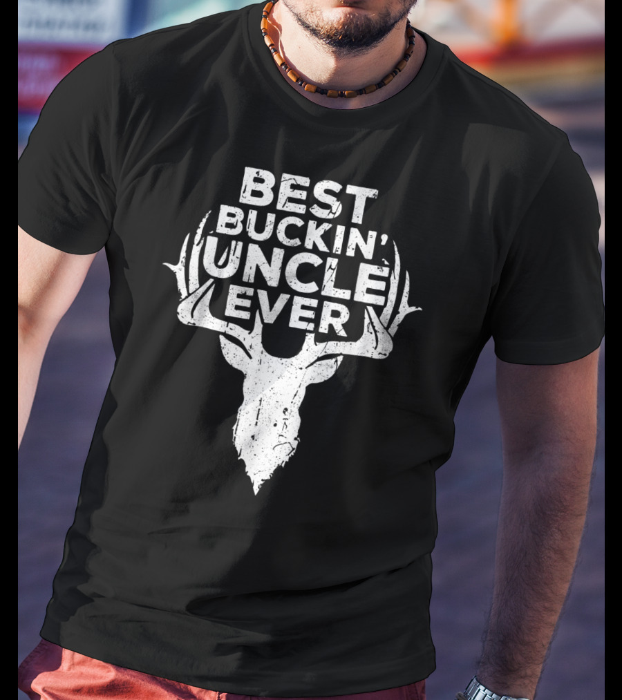 Best Buckin' Uncle Ever Deer Hunters Mens T-Shirt