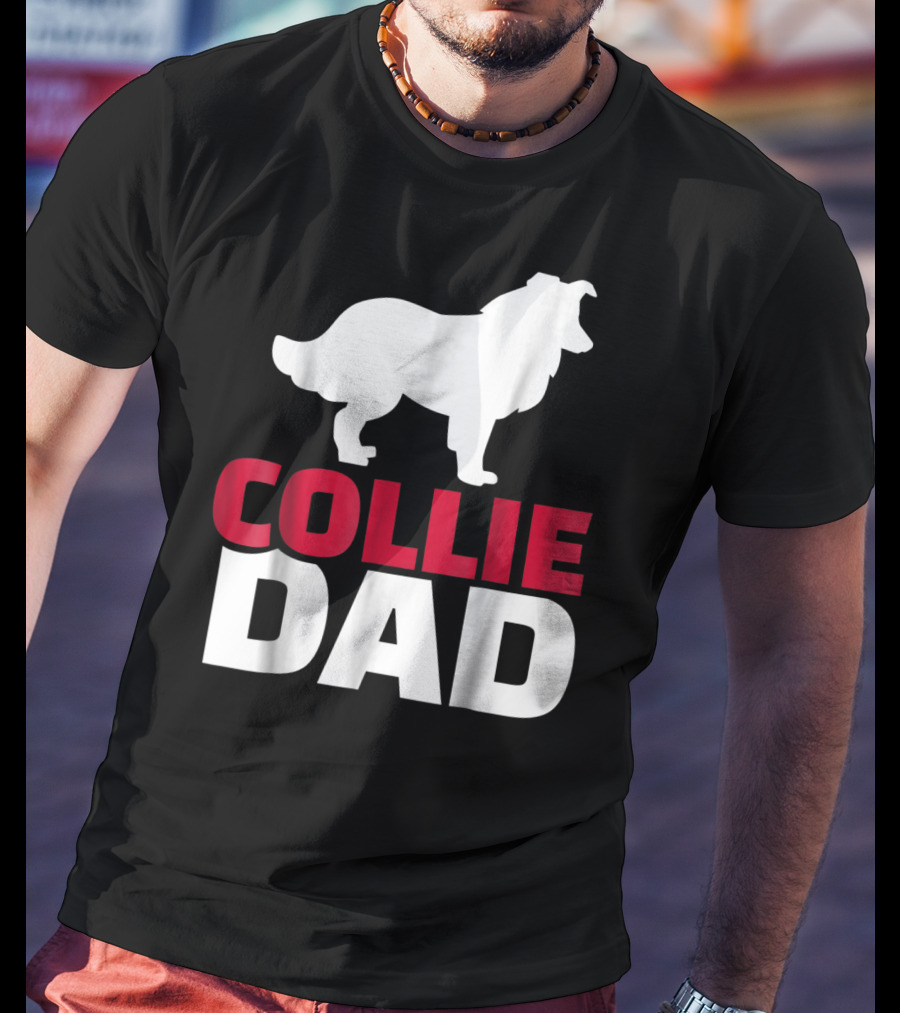 Collie Dad Border Collie T-Shirt