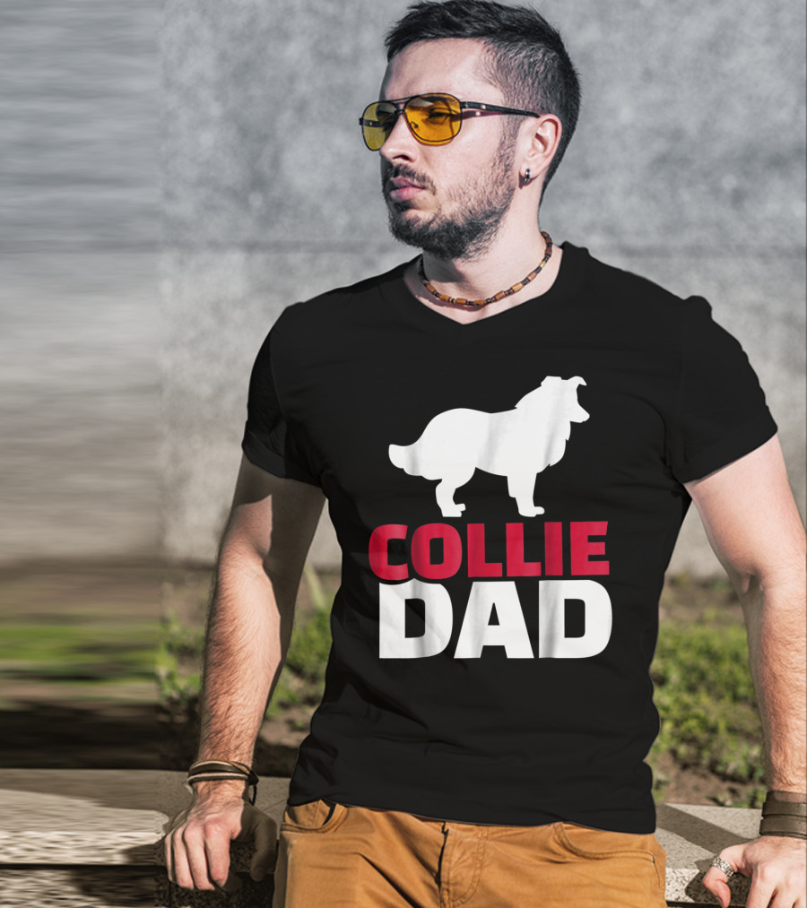 Collie Dad Border Collie T-Shirt