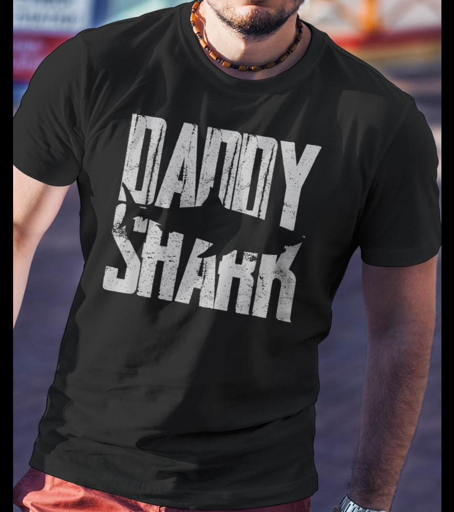 Daddy Shark Doo Doo Mens T-Shirt