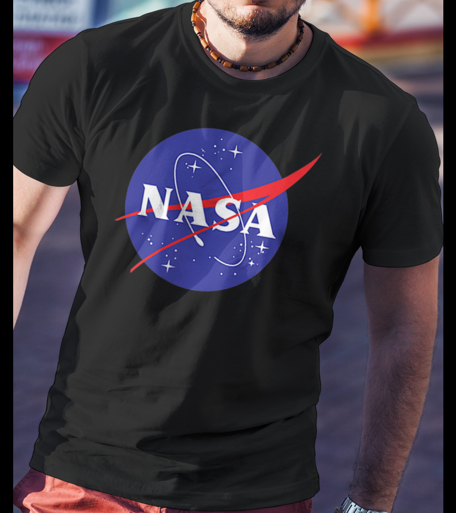 NASA Insignia Meatball Logo Blue And Red T-Shirt