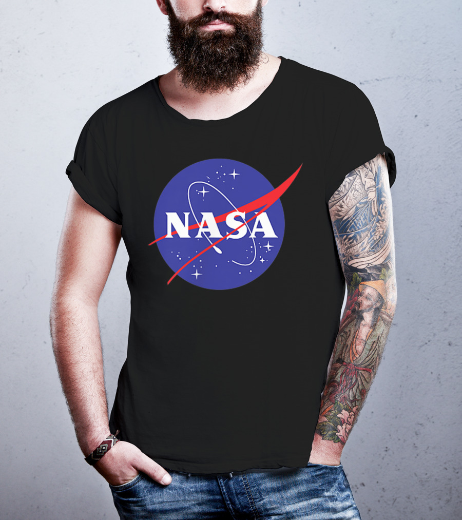 NASA Insignia Meatball Logo Blue And Red T-Shirt