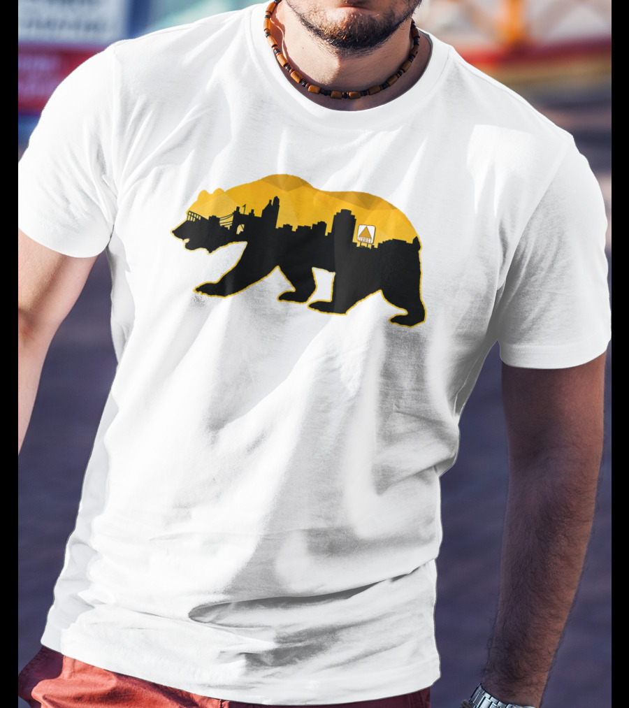 New England Bear Skyline Fear Beware Of Boston T-Shirt