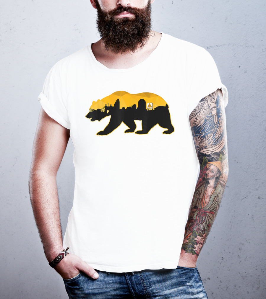 New England Bear Skyline Fear Beware Of Boston T-Shirt