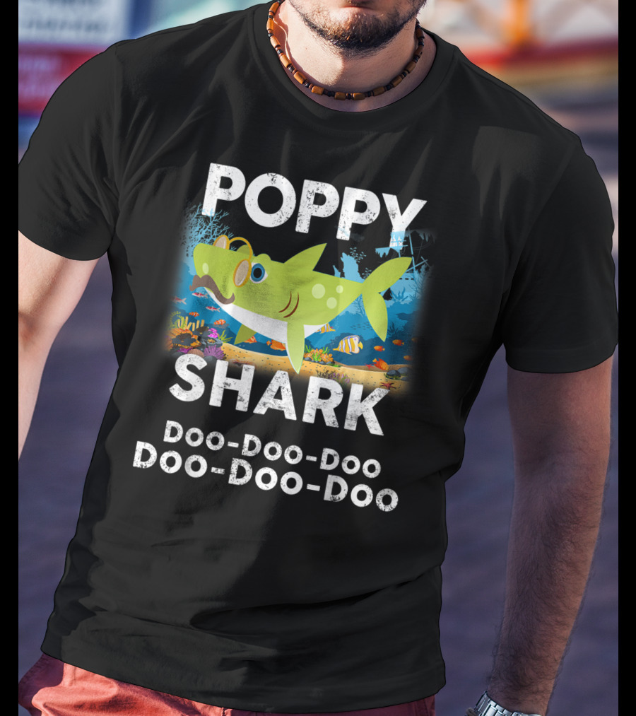 Poppy Shark Doo Doo Doo Underwater Adventure T-Shirt