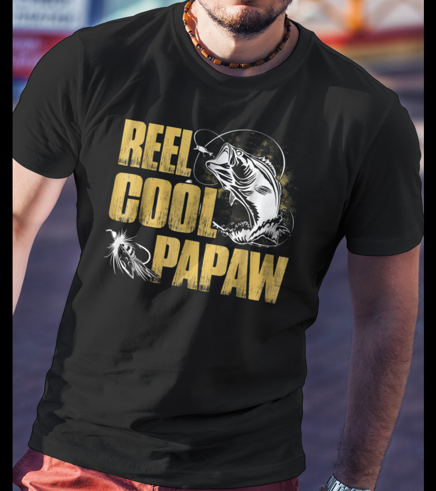 Reel Cool Papaw Fishing Bass Jumping Lure T-Shirt