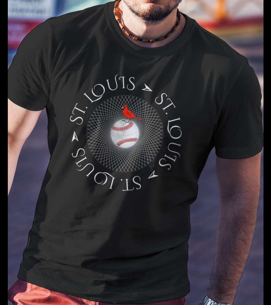 St. Louis Cardinal Baseball Circle Emblem T-Shirt