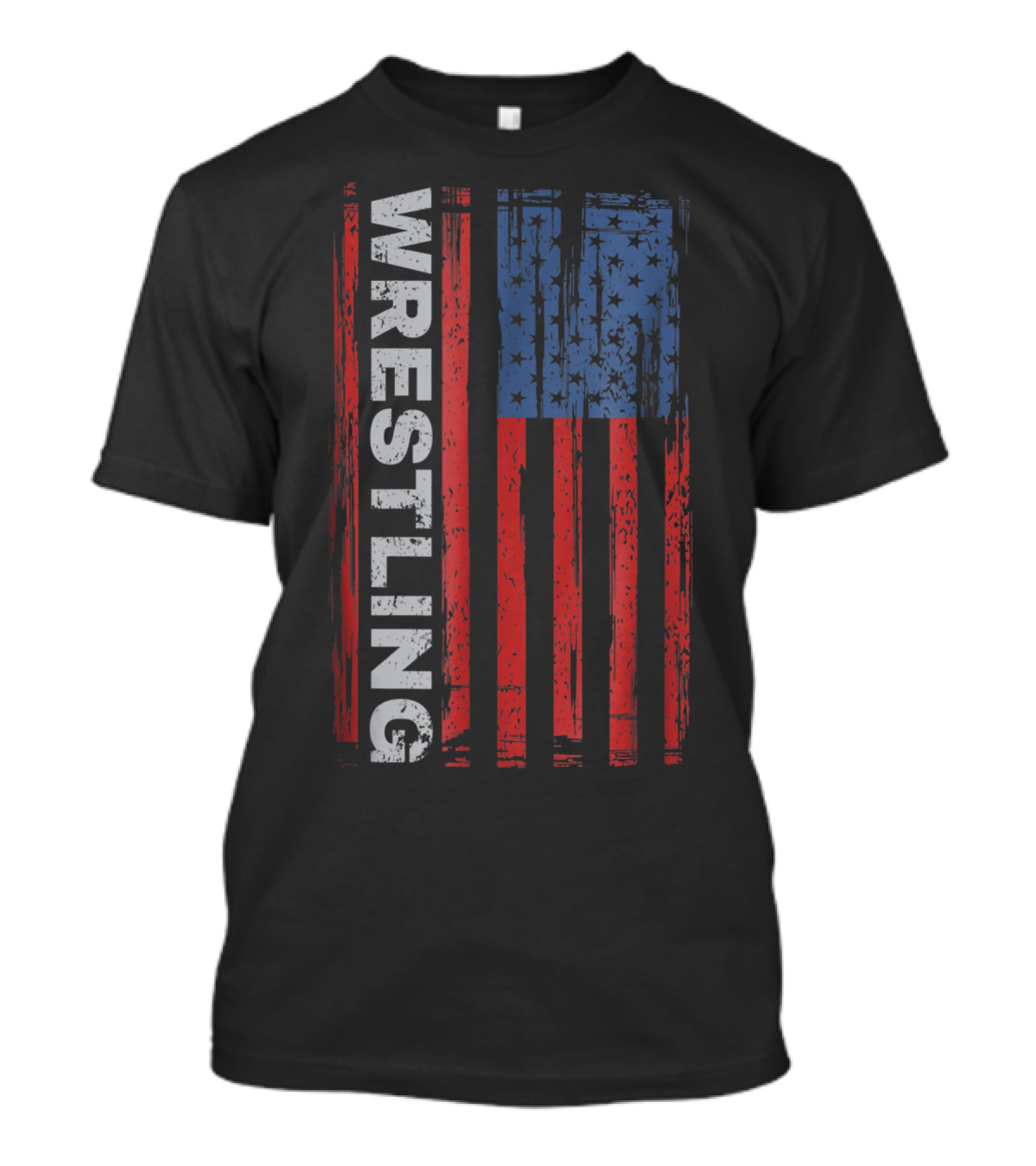 Wrestling USA Flag T-Shirt