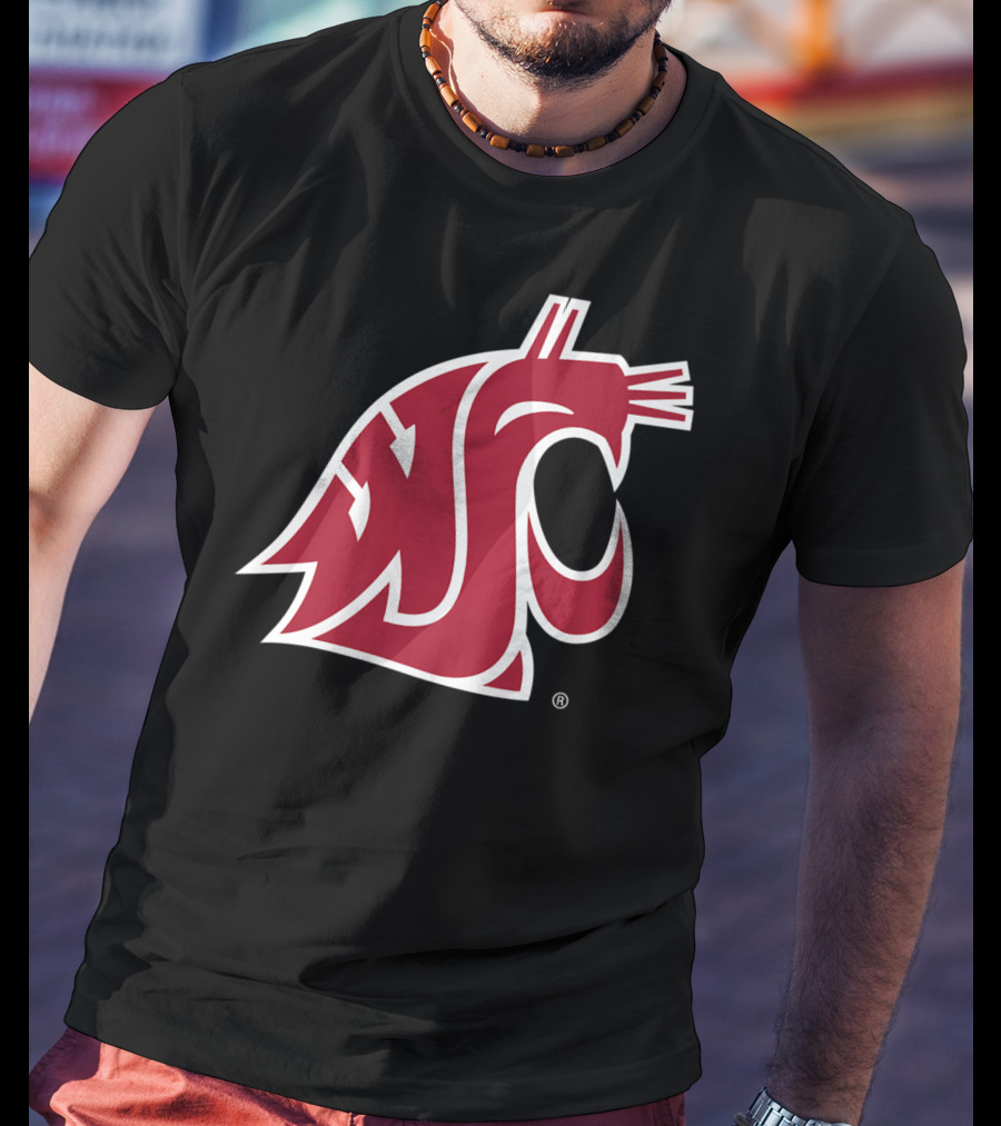 Washington State Cougars NCAA Logo PPWST03 T-Shirt