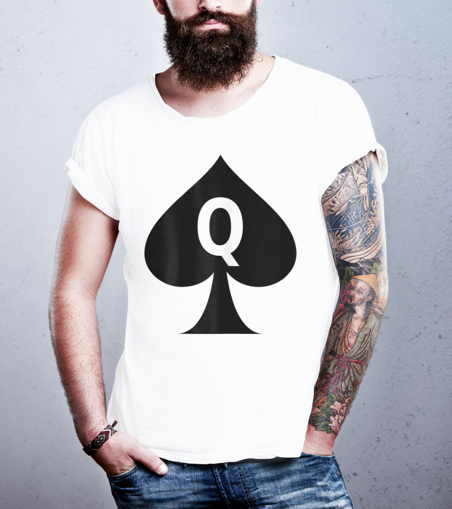 Queen Of Spades Q Symbol Hotwife Clothing T-Shirt