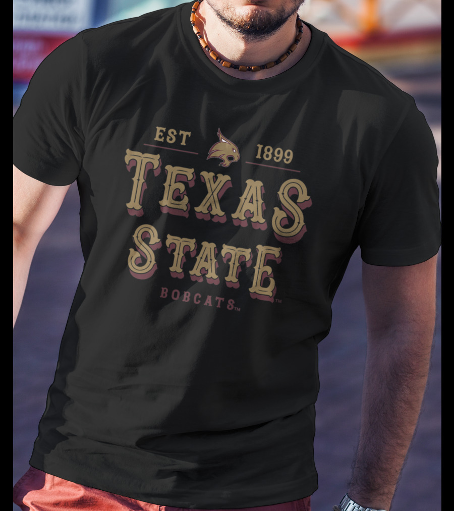 Texas State Bobcats Est 1899 NCAA Women's College T-Shirt
