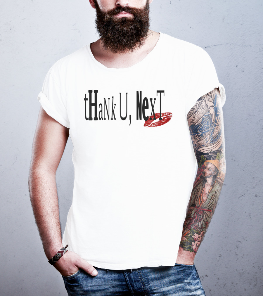 THaNk U, NexT Red Lip Print T-Shirt